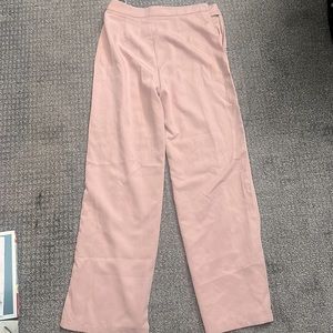 Long pink trousers